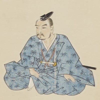 A nineteenth-century reproduced portrait of Ono Tadaaki, founder of the orthodox Ono-ha line of Ittō-ryū.
