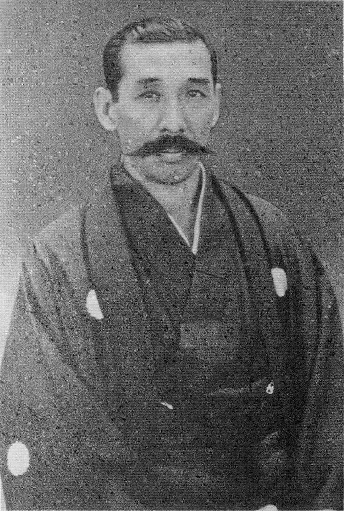 A pre-war photograph of Nakayama Hakudō, who shaped and named Musō Shinden-ryū.