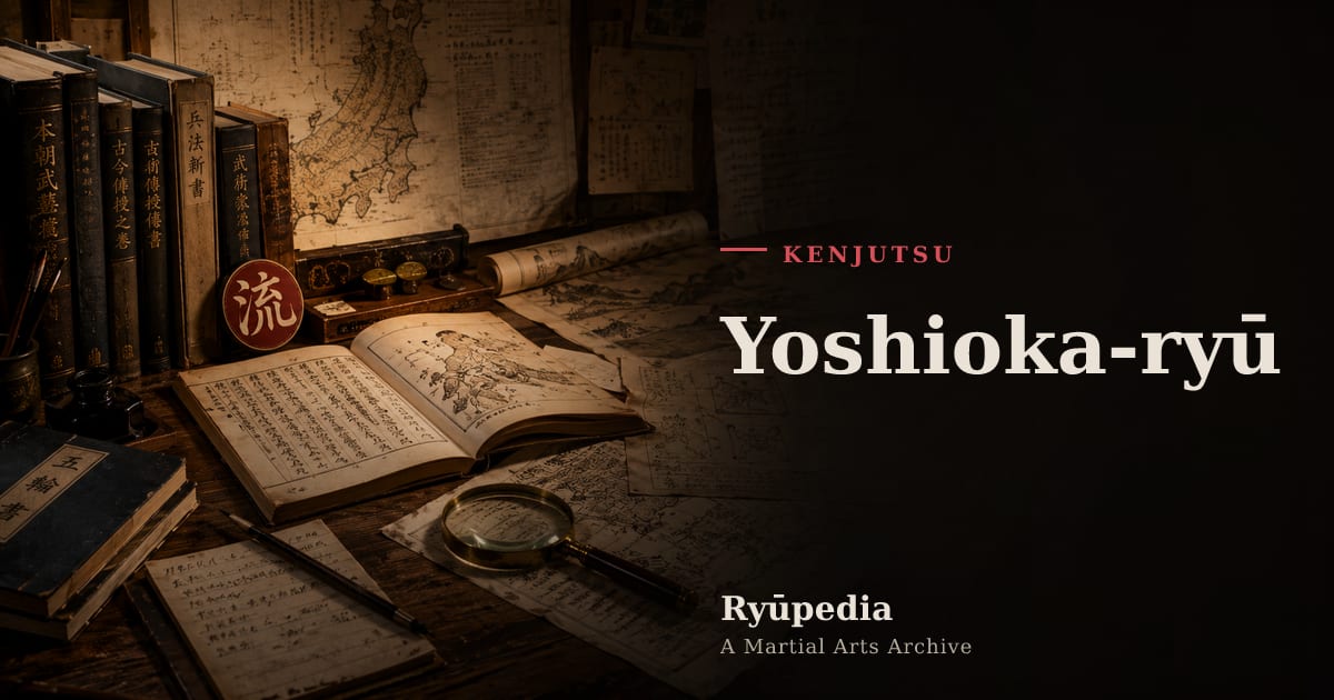 Yoshioka Ryu Yoshioka-ryū, Ryūpedia